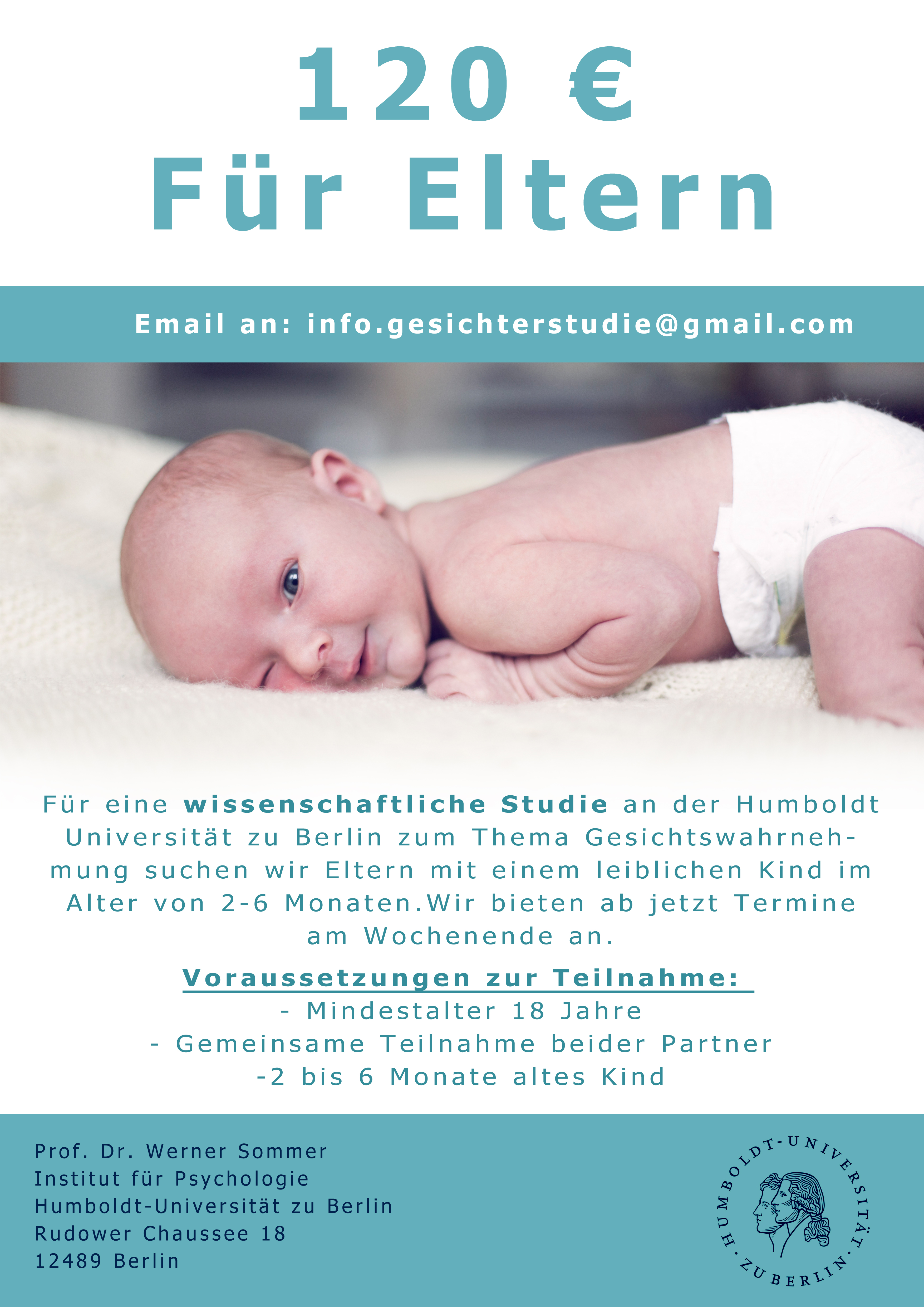 Flyer Gesichterstudie